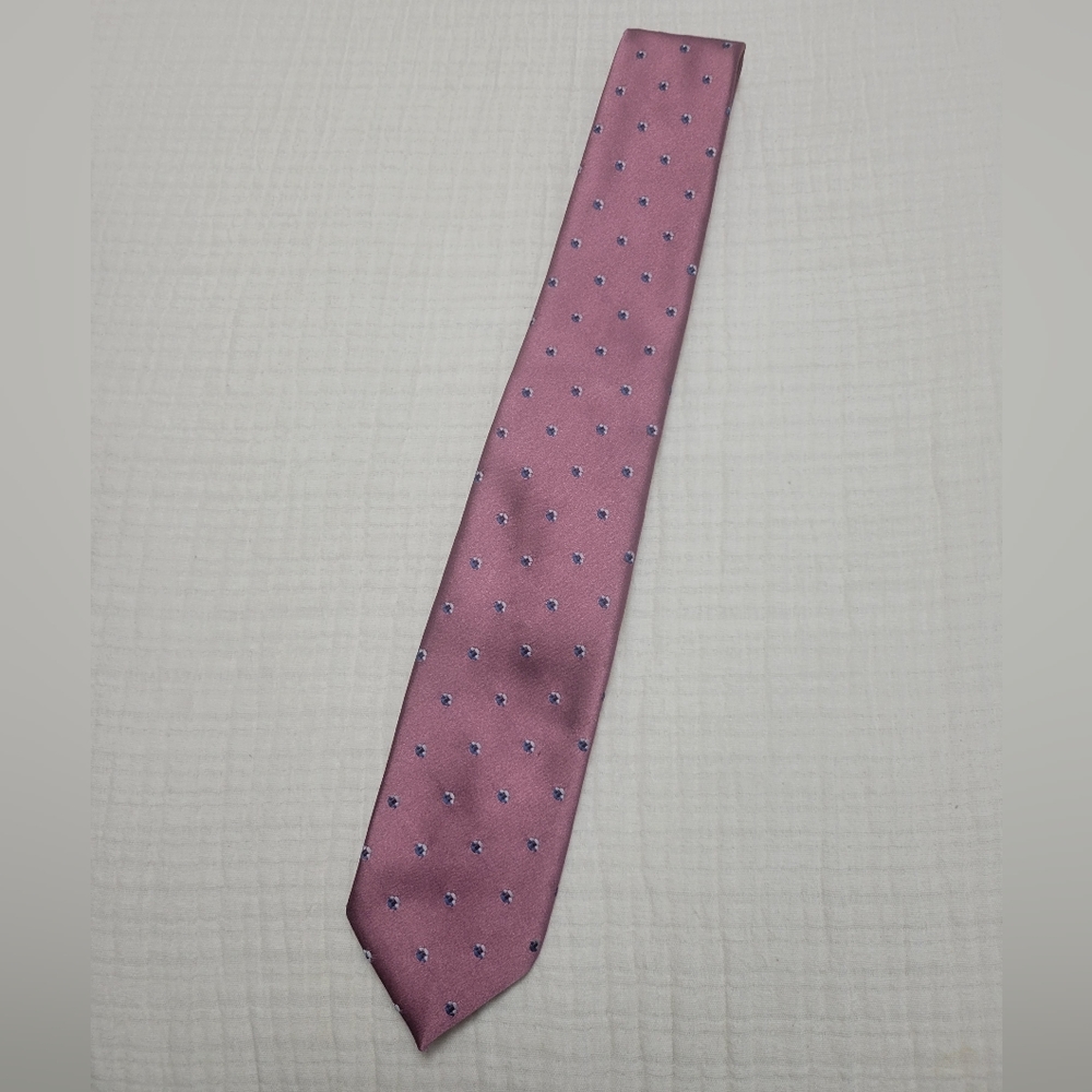 Wembley Polyester Silk blend Pink Tie Barbiecore